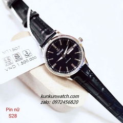 Đồng Hồ Nữ Margaret MT1507 Kính Sapphire Authentic Dây Da 28mm