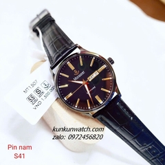 Đồng Hồ Nam Margaret MT1507 Kính Sapphire Authentic Dây Da 41mm