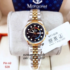 Đồng Hồ Nữ Margaret MT1508 Kính Sapphire Authentic 28mm