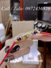 Đồng Hồ Nữ Versace Reve Chrono Mother Chế Độ Chronograph - Dây Da Đỏ - 38mm