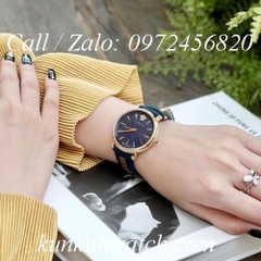 Đồng Hồ Nữ Versace V-Circle Manifesto Unified - Dây Da Xanh - 38mm