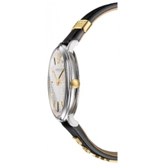 Đồng Hồ Nữ Versace V-Circle Manifesto Unified - Dây Da Đen Vỏ Bạc - 38mm