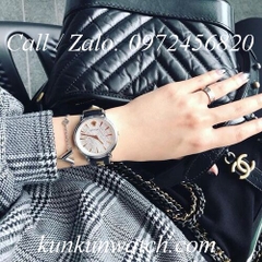 Đồng Hồ Nữ Versace V-Circle Manifesto Unified - Dây Da Đen Vỏ Bạc - 38mm