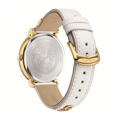 Đồng Hồ Nữ Versace V-Circle Manifesto Unified - Dây Da Trắng - 38mm