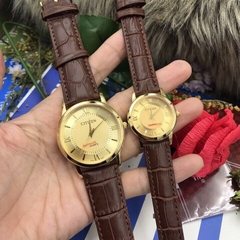 Đồng hồ Đôi CITIZEN - Dây da - CTZC01
