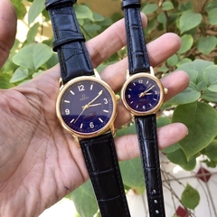 Đồng hồ Đôi OMEGA - Dây da - OMC02