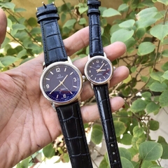 Đồng hồ Đôi OMEGA - Dây da - OMC02