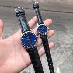Đồng hồ Đôi OMEGA - Dây da - OMC04