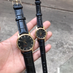 Đồng hồ Đôi OMEGA - Dây da - OMC04