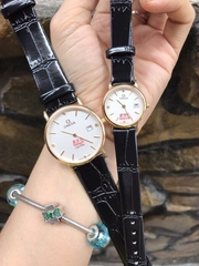 Đồng hồ Đôi OMEGA - Dây da - OMCL01