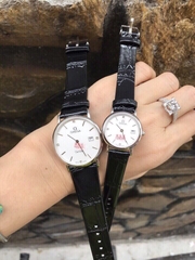 Đồng hồ Đôi OMEGA - Dây da - OMCL01