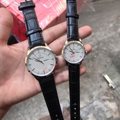 Đồng hồ Đôi OMEGA - Dây da - OMCL02