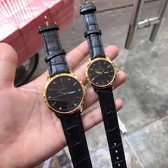 Đồng hồ Đôi OMEGA - Dây da - OMCL02