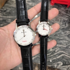 Đồng hồ Đôi ROLEX - Dây da - RLC02