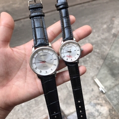 Đồng hồ Đôi SEIKO - Dây da - SKC01