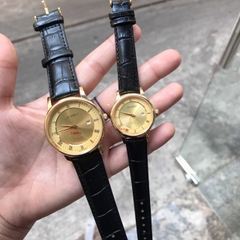 Đồng hồ Đôi SEIKO - Dây da - SKC01