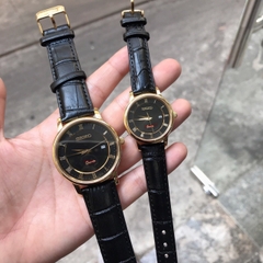 Đồng hồ Đôi SEIKO - Dây da - SKC01