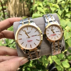 Đồng Hồ Đôi LONGINES LGOTTC01 - Dây kim loại
