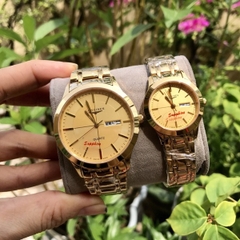 Đồng Hồ Đôi LONGINES LGOTTC01 - Dây kim loại