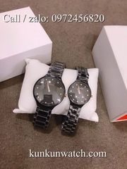 Đồng Hồ Đôi Rado RDOATC034 - Dây Đá Ceramic Đen ( 30mm - 40mm )