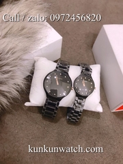 Đồng Hồ Đôi Rado RDOATC034 - Dây Đá Ceramic Đen ( 30mm - 40mm )