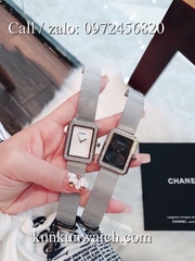 Đồng Hồ Nữ Chanel CNNT011 - Dây Bạc Mặt Trắng - 28,6 x 37mm