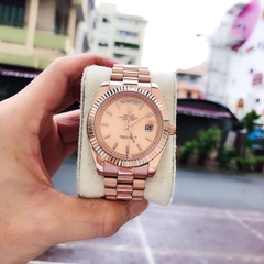 Đồng Hồ Nam ROLEX OYSTER RLCT033 - Automatic - Dây Kim Loại  -  38mm