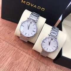 Đồng hồ Đôi MOVADO - Quartz ( Pin ) - Dây Kim loại (  MVDTC02 )