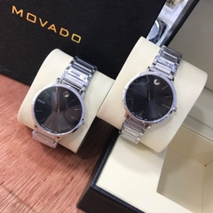 Đồng hồ Đôi MOVADO - Quartz ( Pin ) - Dây Kim loại (  MVDTC02 )