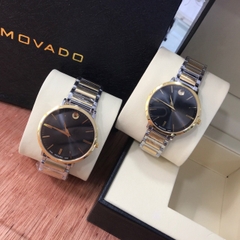 Đồng hồ Đôi MOVADO - Quartz ( Pin ) - Dây Kim loại (  MVDTC02 )