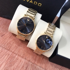 Đồng hồ Đôi MOVADO - Quartz ( Pin ) - Dây Kim loại (  MVDTC02 )