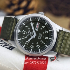 Đồng Hồ Nam Seiko 5 Sports Quân Đội Automatic Green 42mm