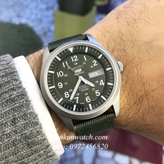 Đồng Hồ Nam Seiko 5 Sports Quân Đội Automatic Green 42mm