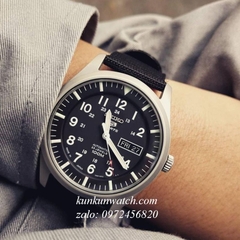 Đồng Hồ Nam Seiko 5 Sports Quân Đội Automatic Black 42mm