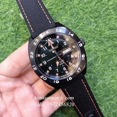 Đồng Hồ Nam Seiko Quân Đội Automatic Black 44mm