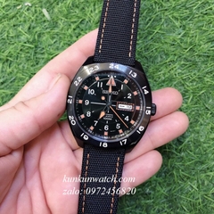 Đồng Hồ Nam Seiko Quân Đội Automatic Black 44mm