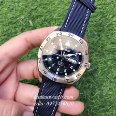 Đồng Hồ Nam Seiko Quân Đội Automatic Blue 44mm