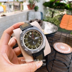 Đồng Hồ Nam Seiko Quân Đội Automatic Green 44mm