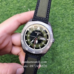 Đồng Hồ Nam Seiko Quân Đội Automatic Green 44mm