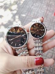 Đồng Hồ Đôi OMEGA OMTC09 - Dây kim loại