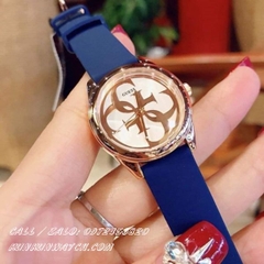 Đồng Hồ Nữ Guess W0911L6 - Mặt Số Hoa Văn 4 Chữ G - Dây Cao Su - 39mm