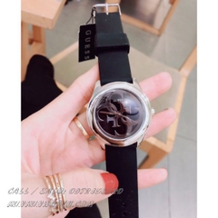 Đồng Hồ Nữ Guess W0911L8 - Mặt Số Hoa Văn 4 Chữ G - Dây Cao Su - 39mm