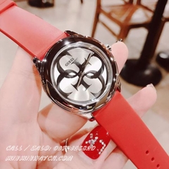 Đồng Hồ Nữ Guess W0911L9 - Mặt Số Hoa Văn 4 Chữ G - Dây Cao Su - 39mm