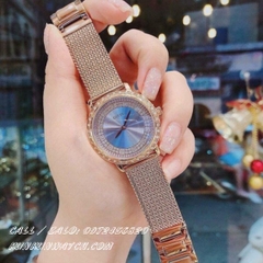 Đồng Hồ Nữ Guess W0836L1 - Đính Pha Lê Nền Mặt Số Phá Cách - Dây Kim Loại - 36mm