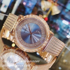 Đồng Hồ Nữ Guess W0836L1 - Đính Pha Lê Nền Mặt Số Phá Cách - Dây Kim Loại - 36mm