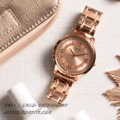 Đồng Hồ Nữ Guess W0933L3 - Số La Mã Tại Các Mốc Giờ Quan Trọng - Dây Kim Loại - 39mm