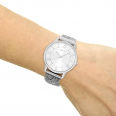 Đồng Hồ Nữ Guess W1143L1 - Dây Thép Lưới Phá Cách - 36mm