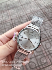 Đồng Hồ Nữ Guess W1143L1 - Dây Thép Lưới Phá Cách - 36mm