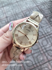 Đồng Hồ Nữ Guess W1143L2 - Dây Thép Lưới Phá Cách - 36mm