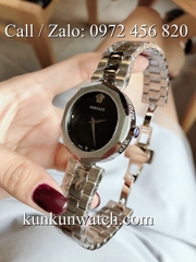 Đồng Hồ Nữ Versace Idyia Bạc Mặt Đen - 36mm